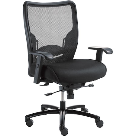 Global Industrial Big & Tall Chair, Mesh Back, Fabric Upholstery 277514
